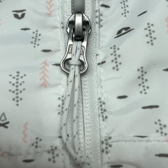 Columbia Women's Alpine Chill Windbreaker White Plus Sz 3X Hooded Campdot Print - Picture 10 of 16